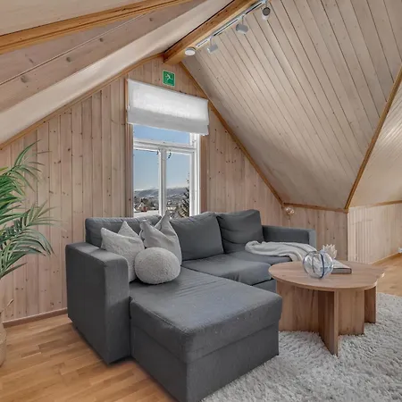 Cozy Loft With Amazing View 公寓 特罗姆瑟